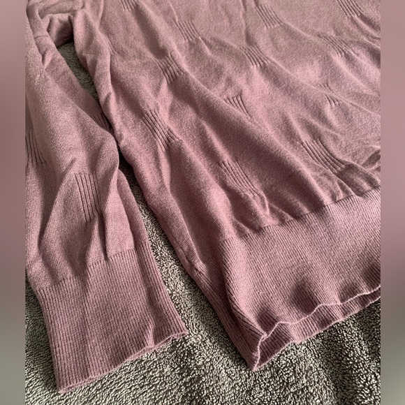 💜Arach & Cloz Sweater V Neck Casual Pullover Cozy Gray Purple - Size XL - Picture 6 of 10